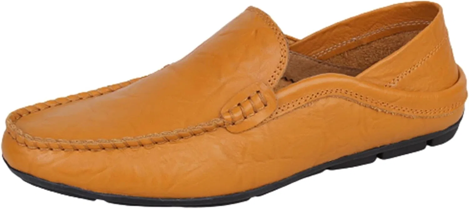 Мужские лоферы, кожаные, модель Mens Shoe, синий