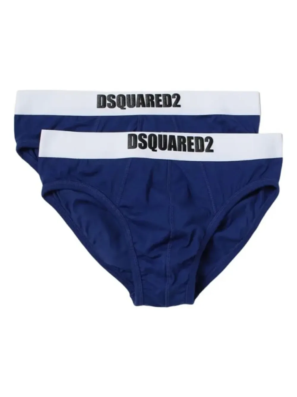

Трусы с логотипом на поясе (набор из двух штук) Dsquared1, синий