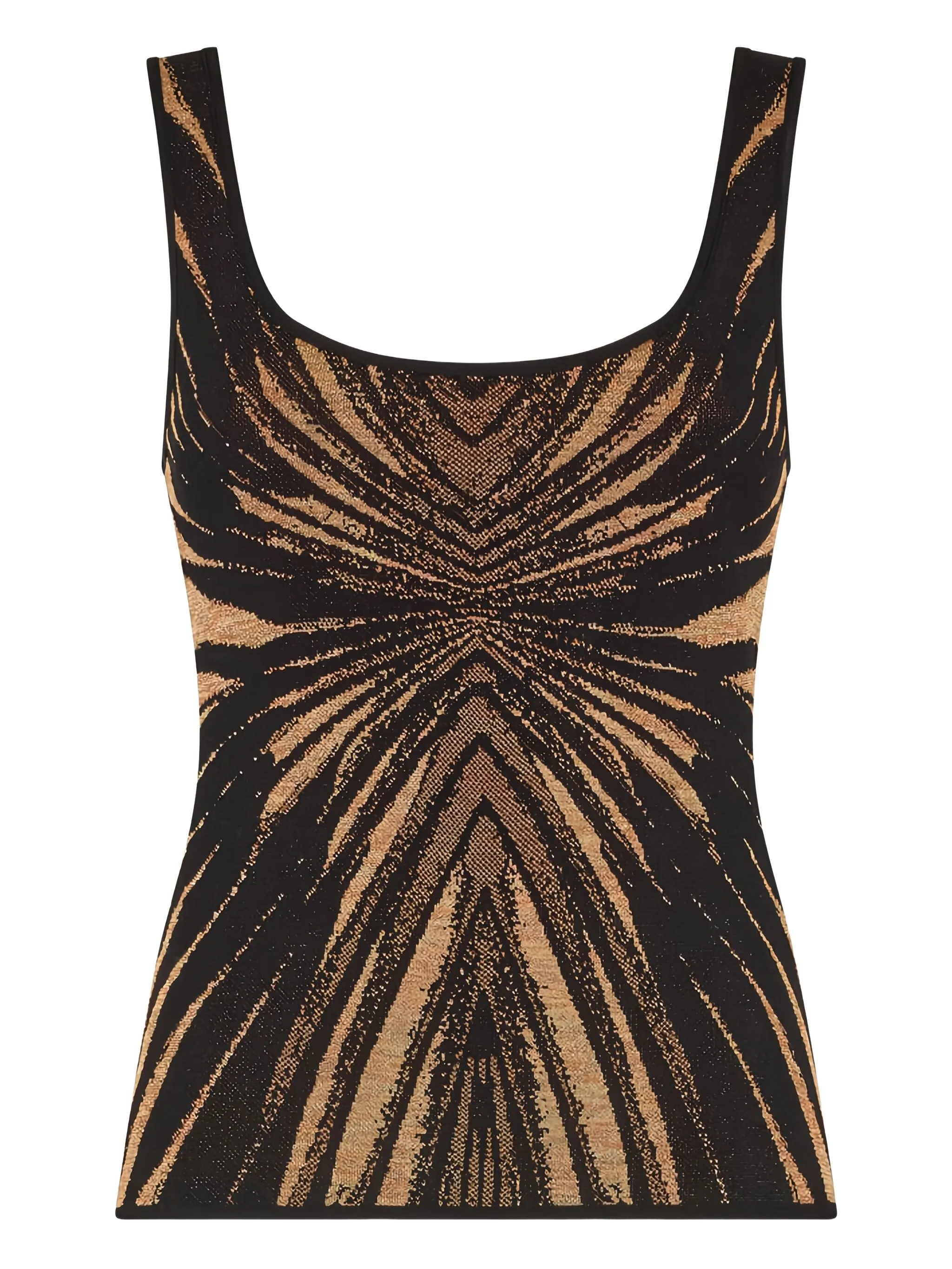 

Топ с принтом Ray of Roberto Cavalli, золотистый