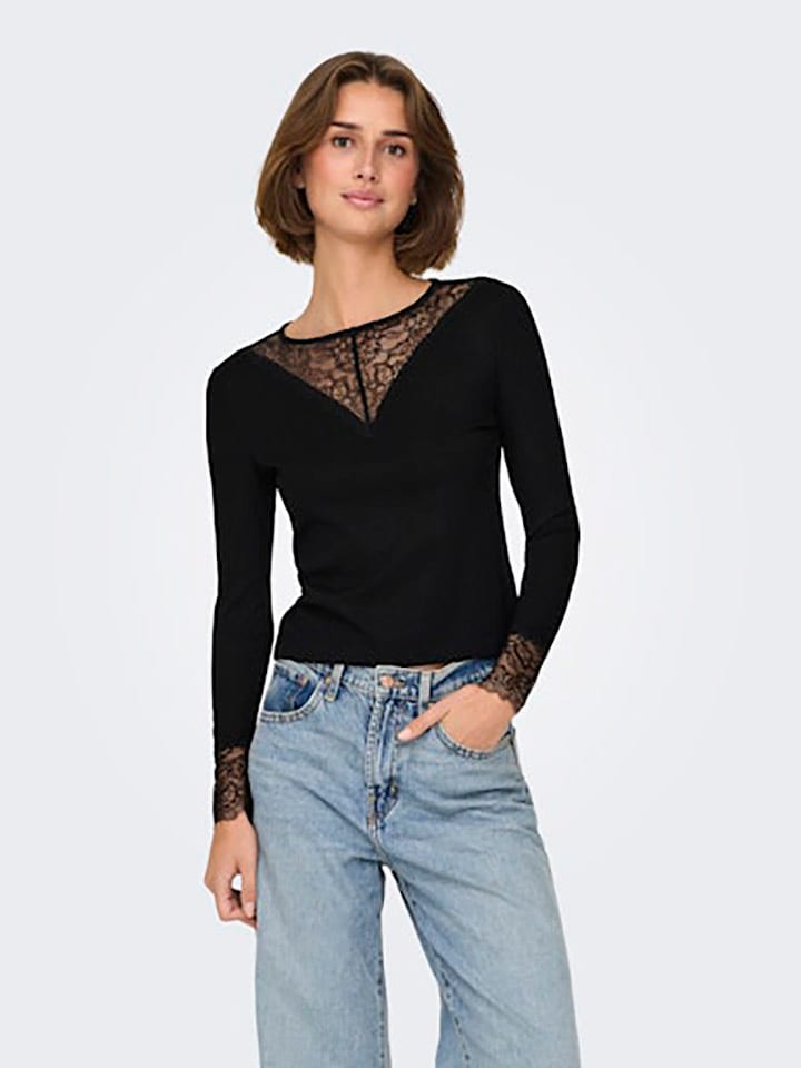 

Лонгслив JDY Longsleeve, черный