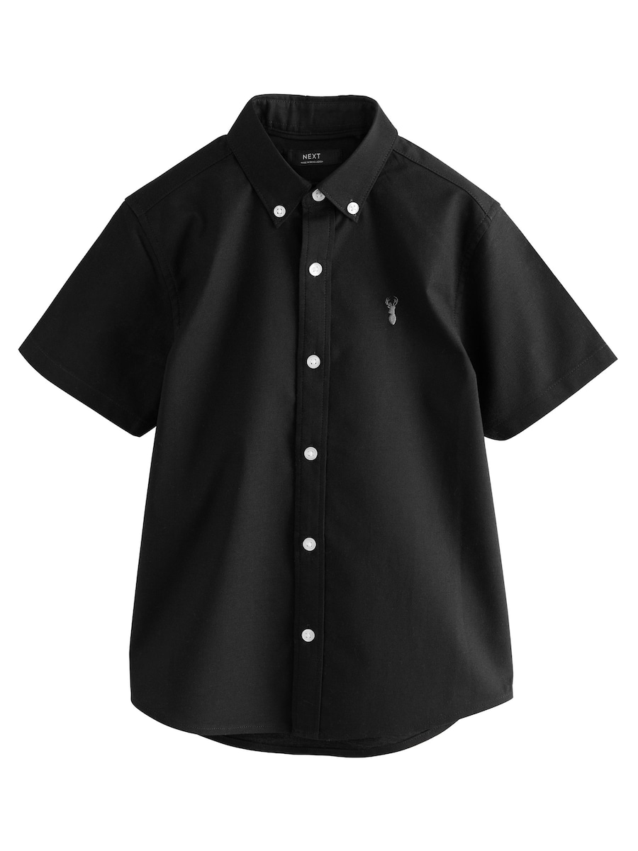 

Рубашка на пуговицах классического кроя Next, черный