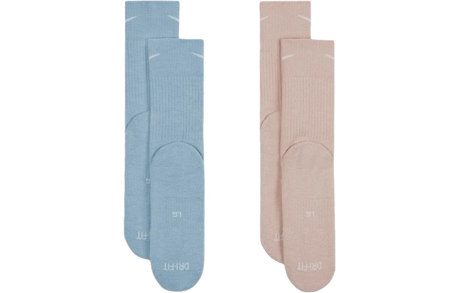 Носки до середины икры унисекс, набор из 2 пар Nike, 2 Pack (Blue+Pink) — фото 3