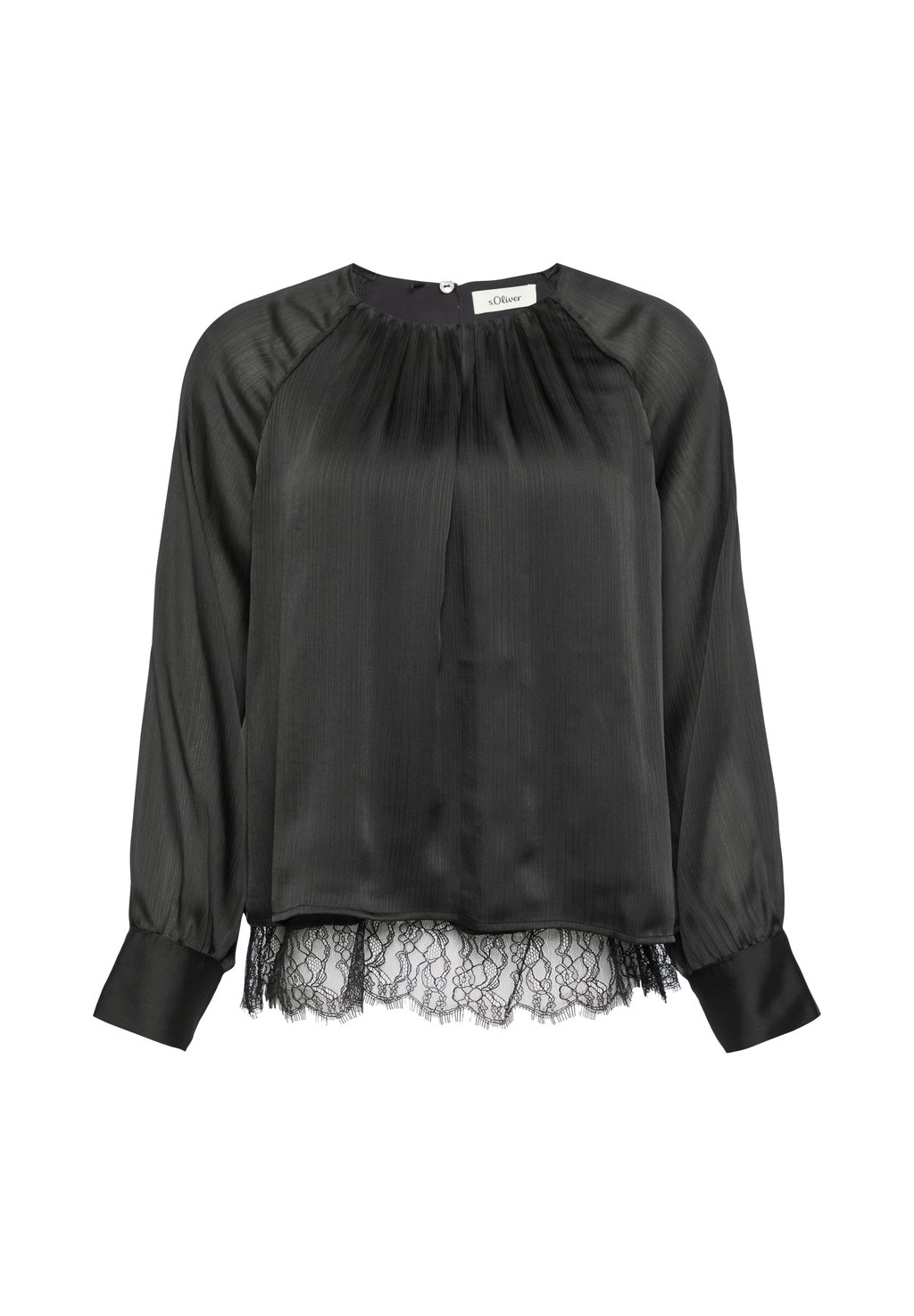 

Блуза PLISSIERTE MIT DETAILS s.Oliver BLACK LABEL, черный