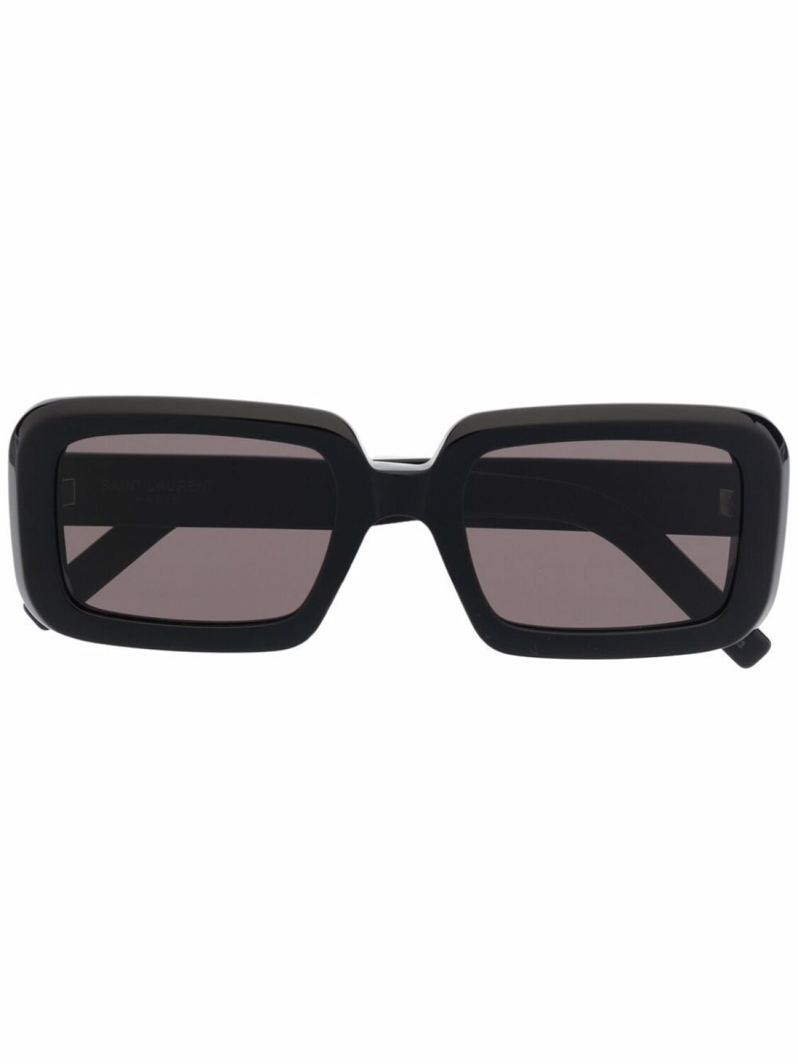 

Saint Laurent Eyewear солнцезащитные очки в прямоугольной оправе, черный