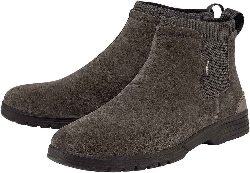 Лоферы Hey Dude Men's Scott Suede HEYDUDE, серый — фото 2