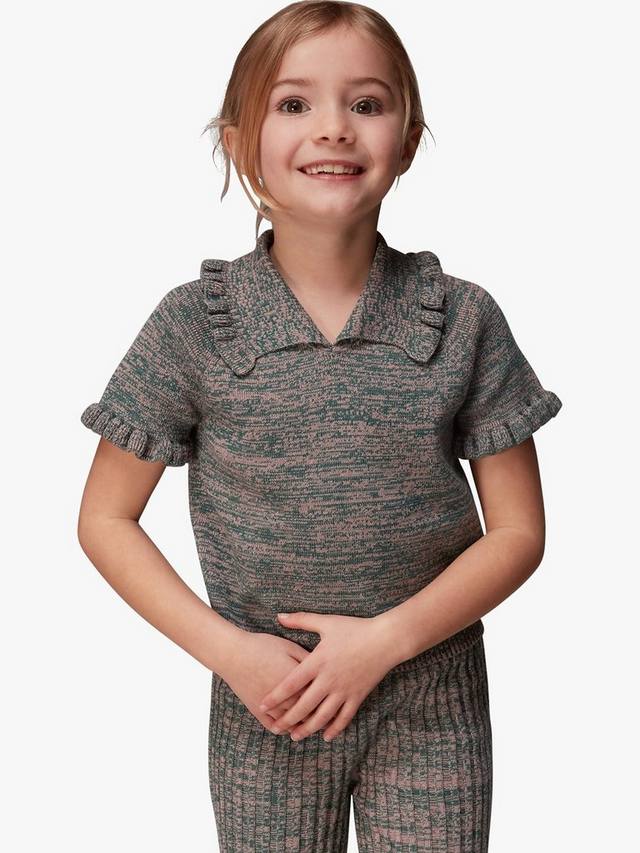 

Детский джемпер с воротником-жабо Whistles, Multicolour