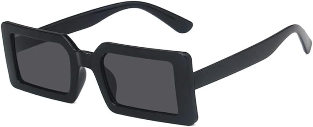 

Солнцезащитные очки с защитой UV400 | Линзы конфетного цвета, маленькая оправа | Для женщин и мужчин, для занятий спортом на открытом воздухе и вождения DSVIGF, Black Gray