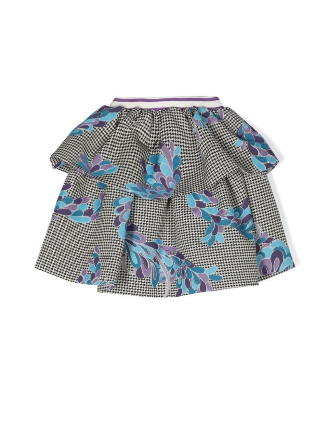 

Pucci юбка мини в ломаную клетку, черный