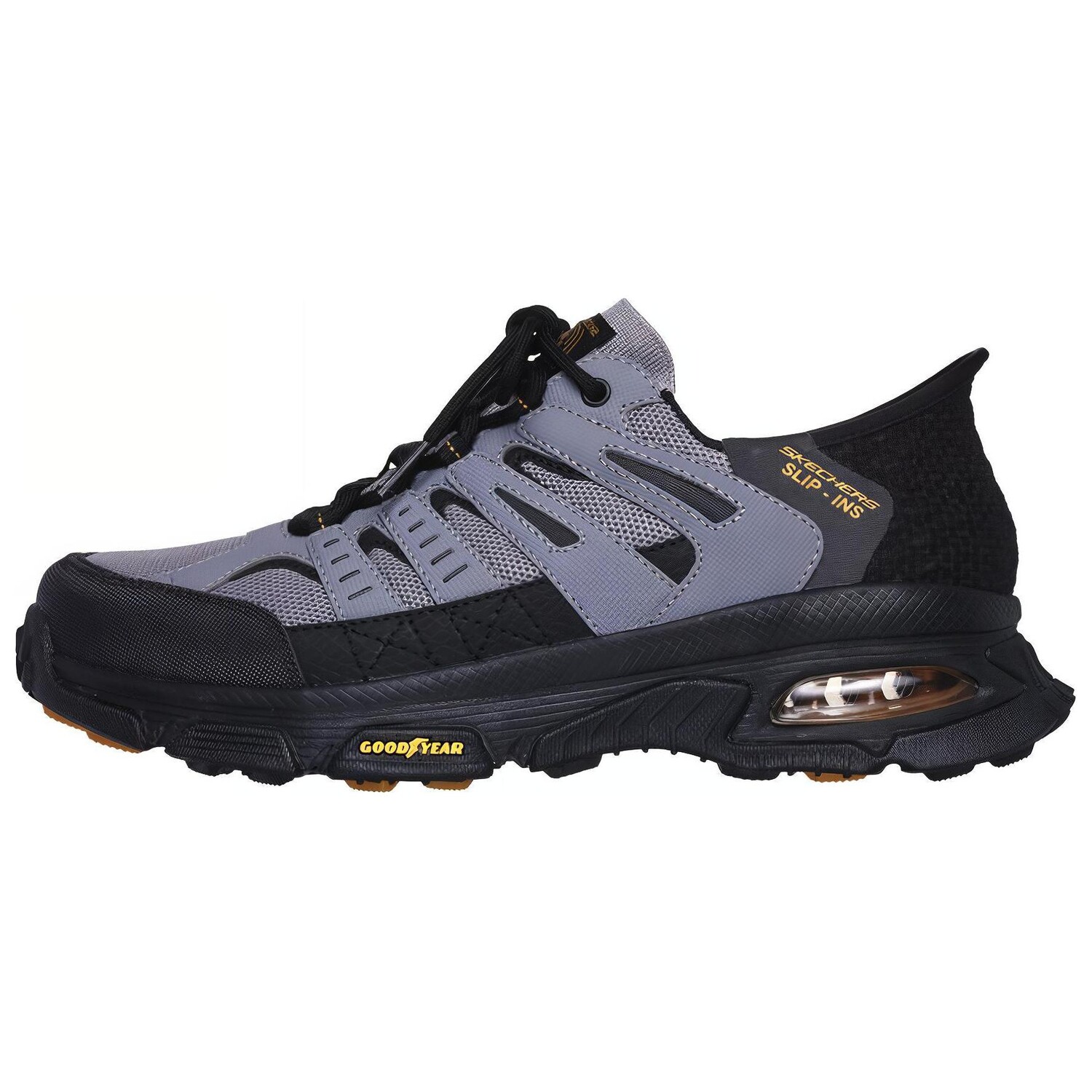 

Кроссовки мужские низкие черные/серые Skechers, Черный, Кроссовки мужские низкие черные/серые Skechers