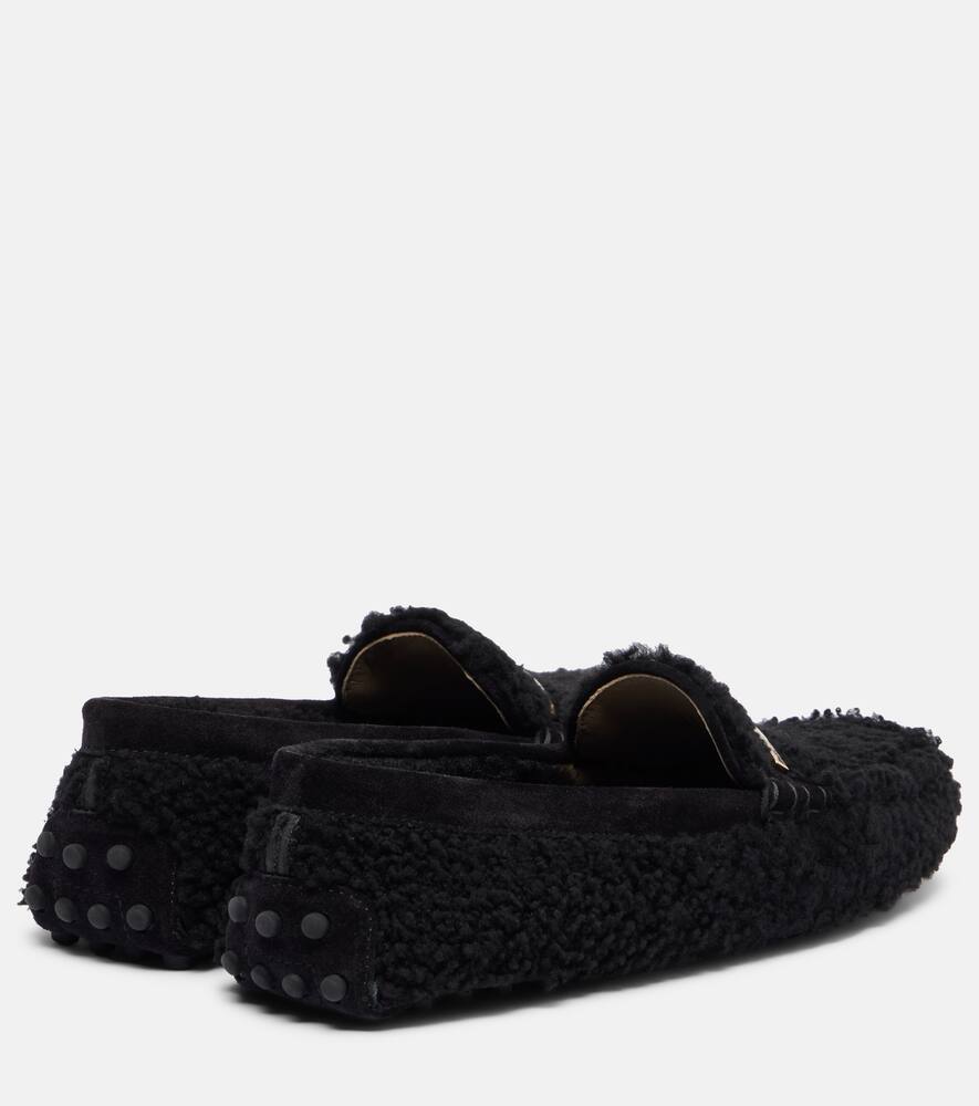 Гоммино замшевые мокасины для вождения Tod's, Nero — фото 2