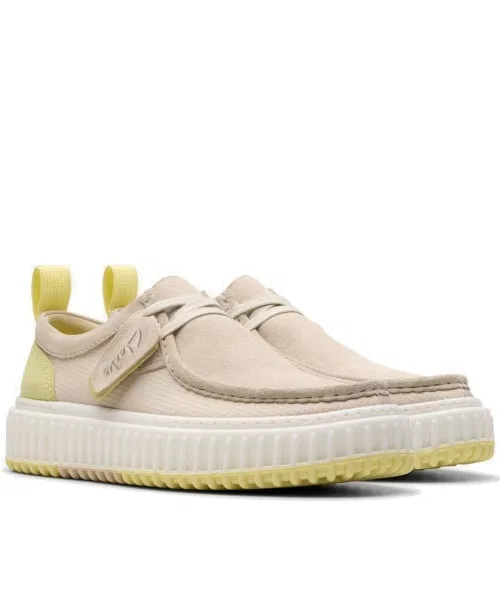Мужские мокасины Clarks Torhill Lo бежевые