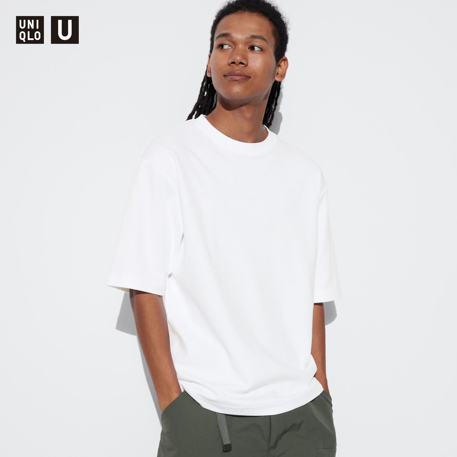 

Футболка оверсайз Uniqlo AIRism, белый