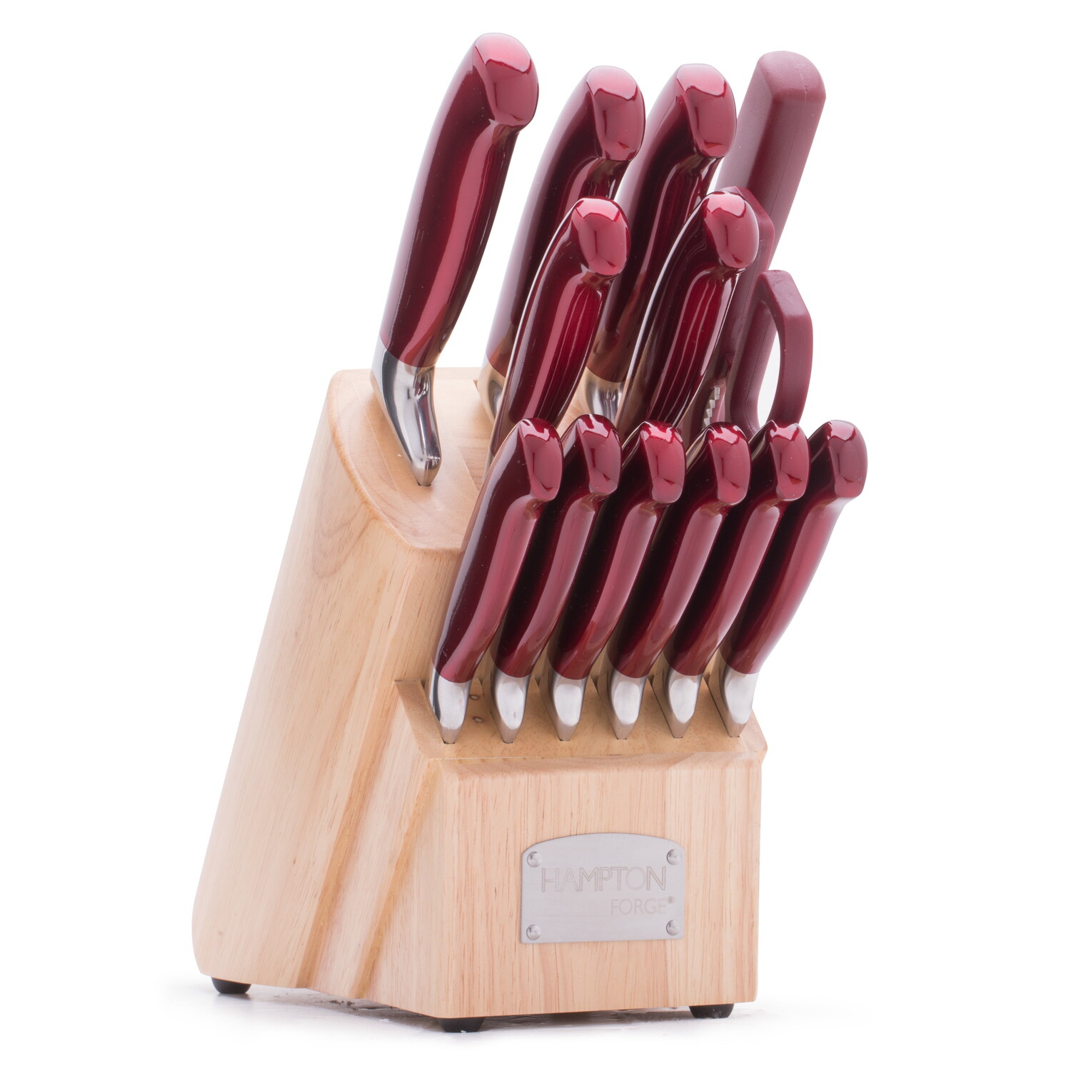 

Набор ножей с подставкой Hampton Forge Signature Argentum Red, 14 предметов