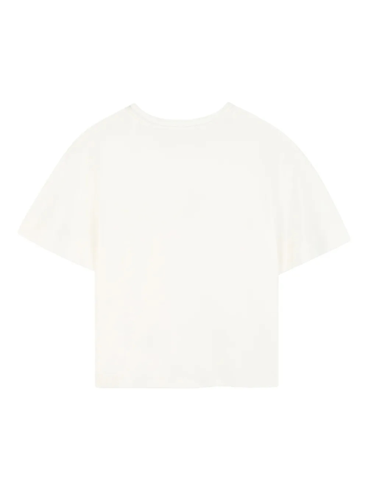 Chloé Kids футболка с вышитым логотипом, белый — фото 2