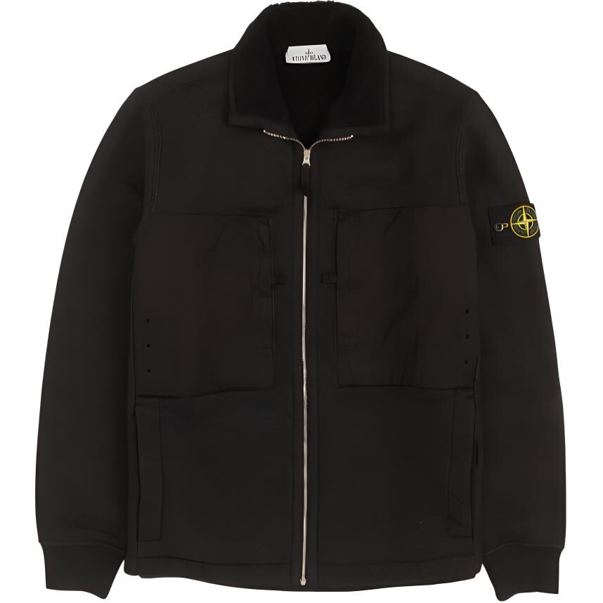 

Куртка мужская Stone Island Compass-badge Funnel-neck, черный