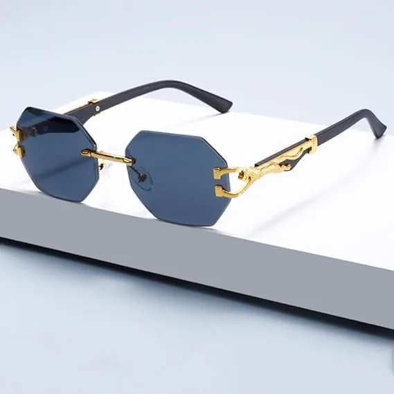 

Солнцезащитные очки для мужчин и женщин - защита UV400 - градиентные линзы, леопардовый принт, для занятий спортом на открытом воздухе и вождения QWBSER, Green