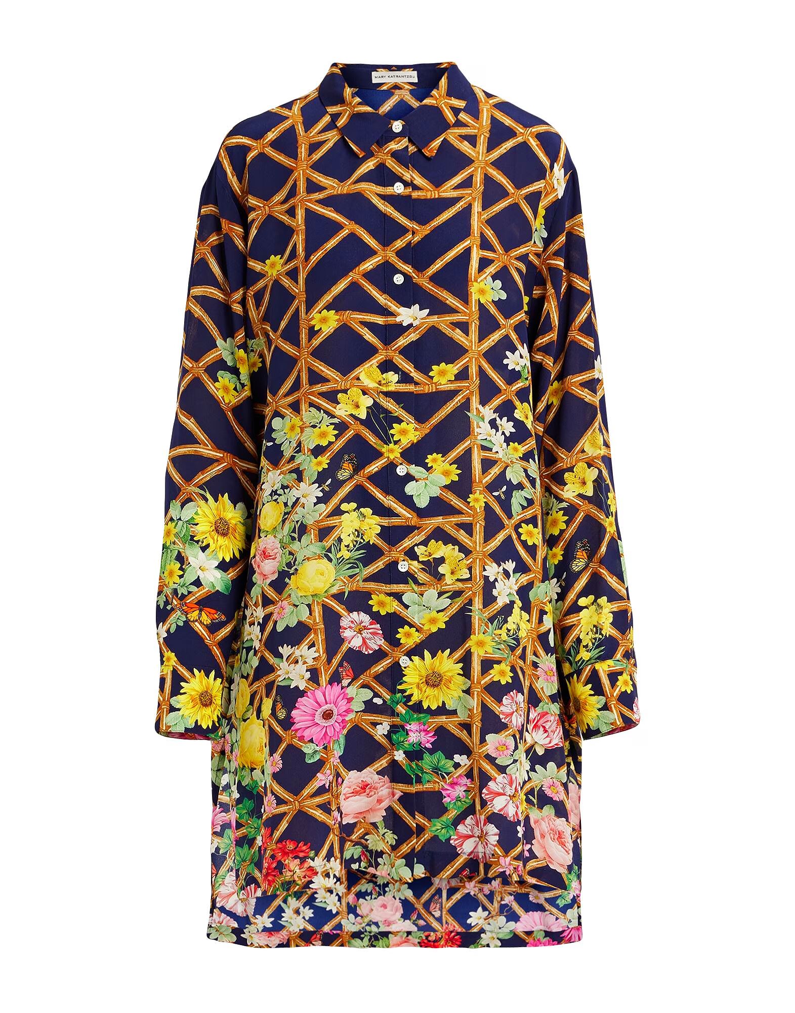 

Мини-платье Mary Katrantzou, полуночно-синий