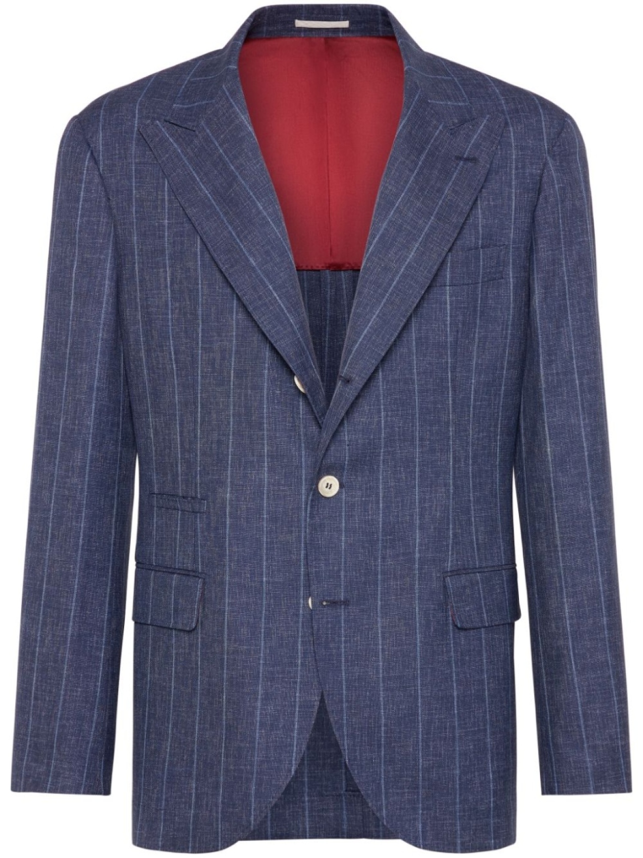 

Brunello Cucinelli пиджак из вирджинской шерсти, синий