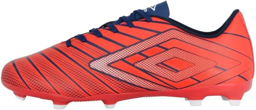 Мужские бутсы Umbro Velocita Elixir League FG, красный/белый/синий — фото 3