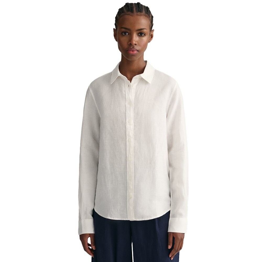 

Рубашка с длинным рукавом Gant Reg Chambray, белый