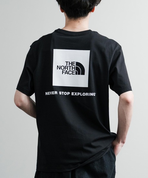 

Футболка The North Face из корейского хлопка, свободного кроя, с коротким рукавом и принтом-логотипом, черная