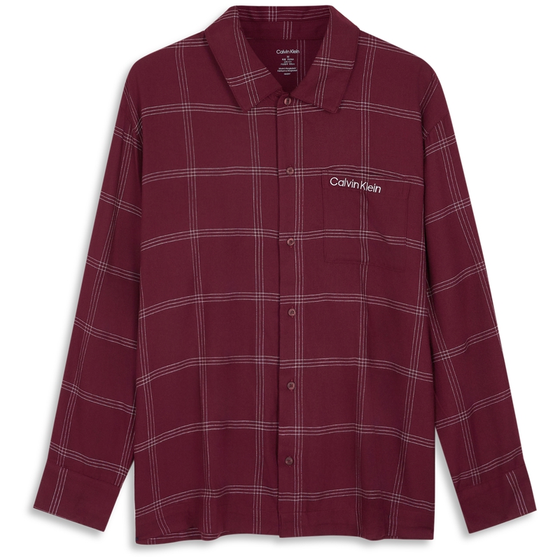 

Мужская пижама Calvin Klein, 39O-Burgundy Plaid