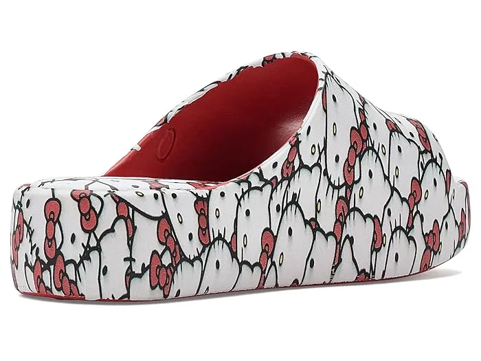 Сандалии Free Platform Slide Hello Kitty Mini Melissa, Red/White — фото 4
