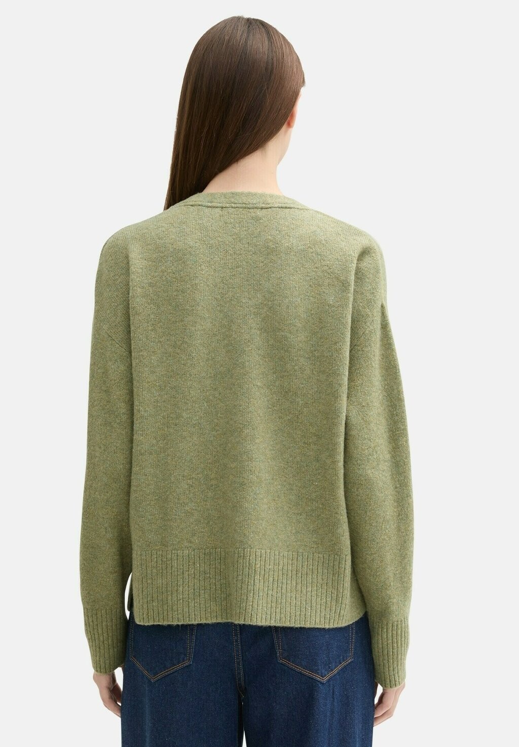 

Джемпер MIT V-AUSSCHNITT TOM TAILOR DENIM, темно-серый
