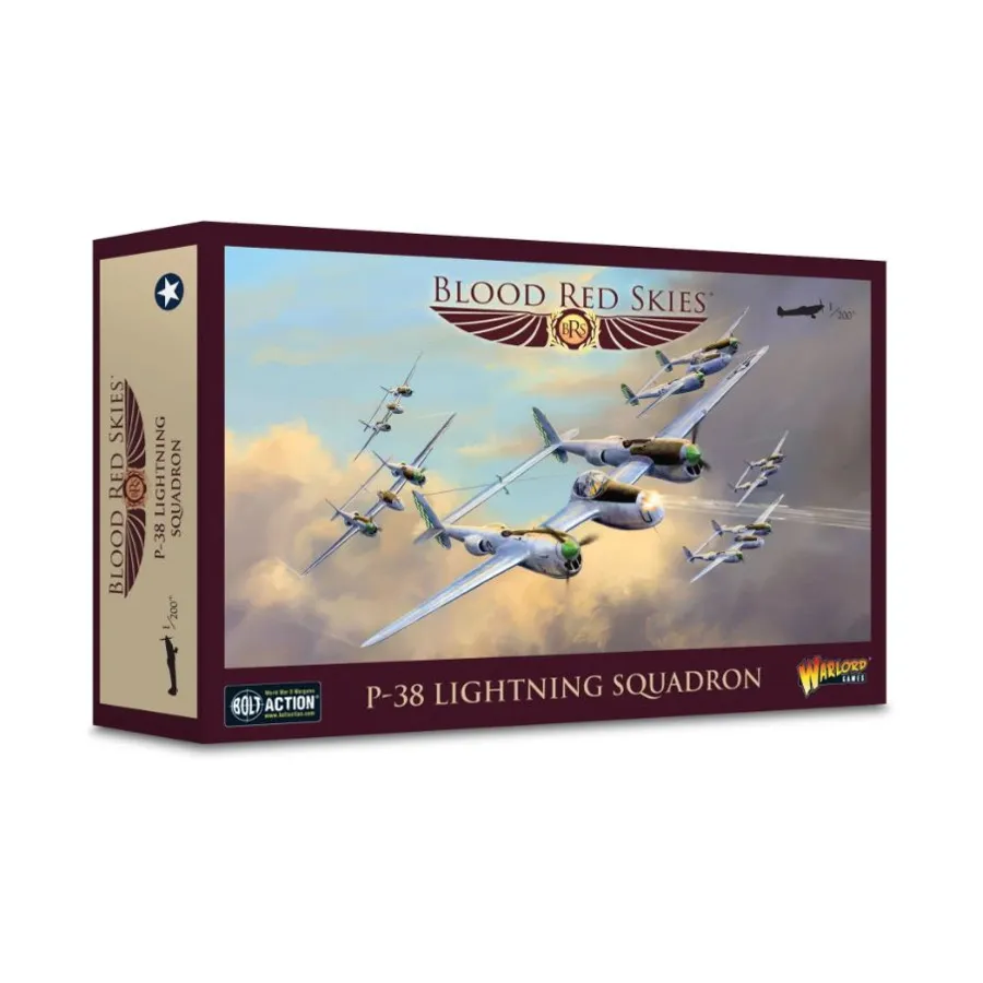

P-38J Молниеносная эскадрилья, Blood Red Skies - United States (1:200)