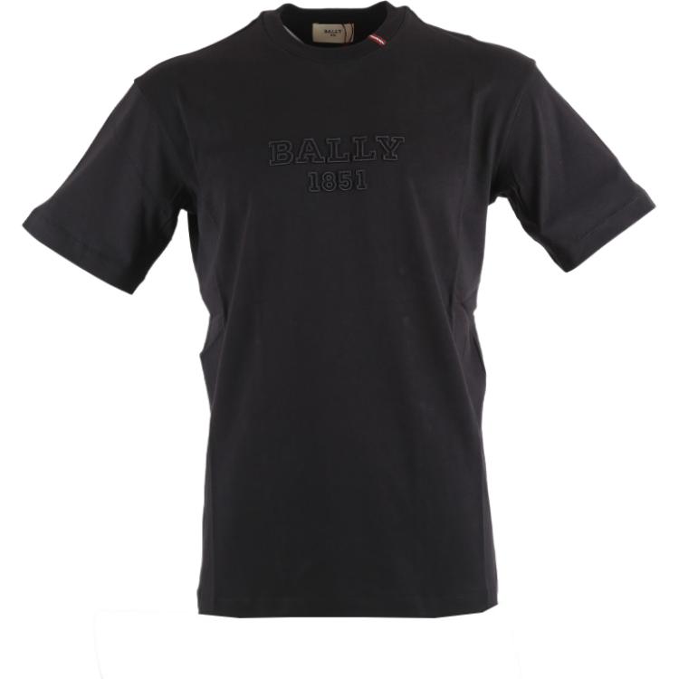 

BALLY Футболка мужская черная, Черный, BALLY Футболка мужская черная
