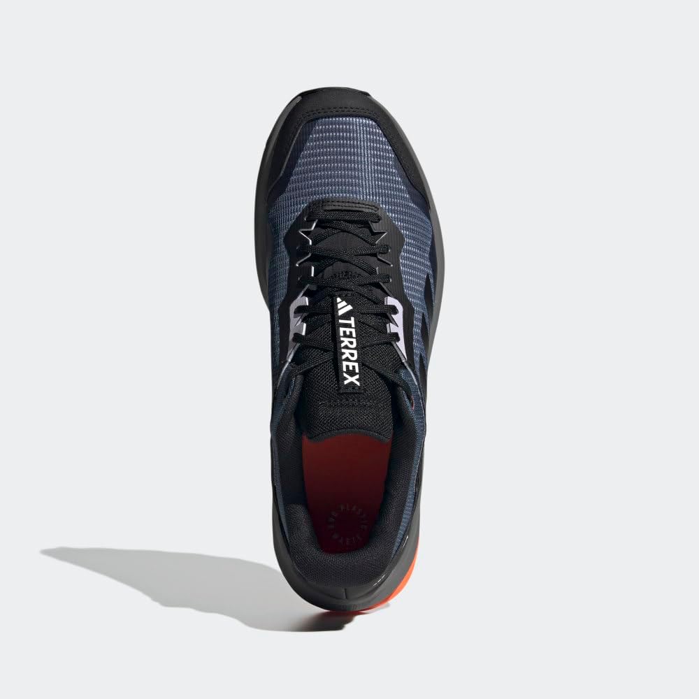 Мужские кроссовки Adidas Terrex Trailrider для трейлраннинга, черный/оранжевый — фото 4