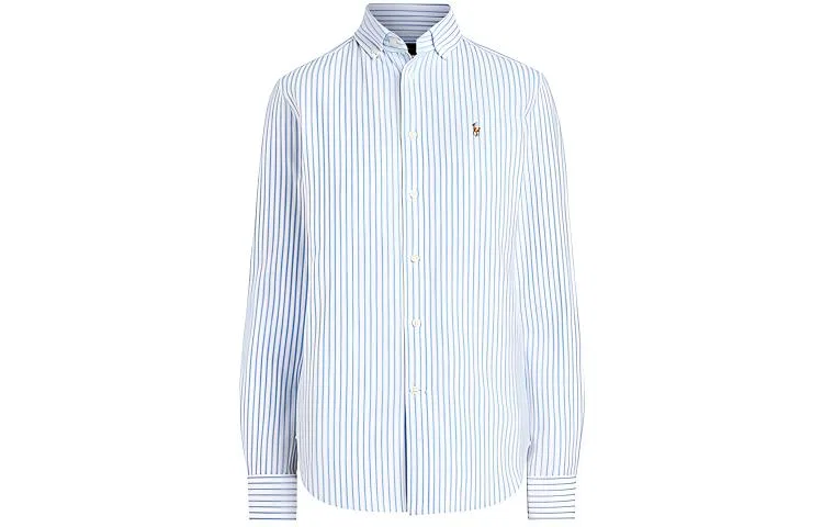Рубашка женская повседневная Polo Ralph Lauren синяя