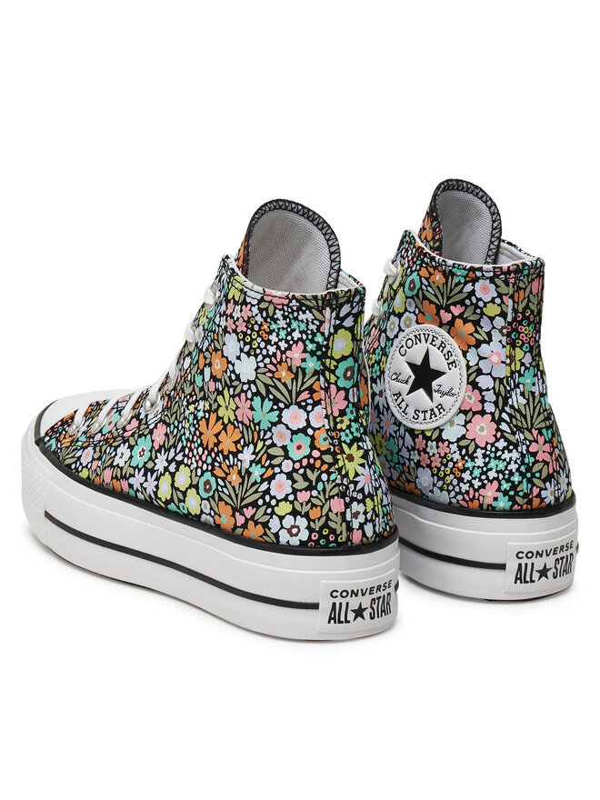 Тканевые кеды Chuck Taylor All Star Lift Allover Florals A15009C Converse, мультиколор — фото 3