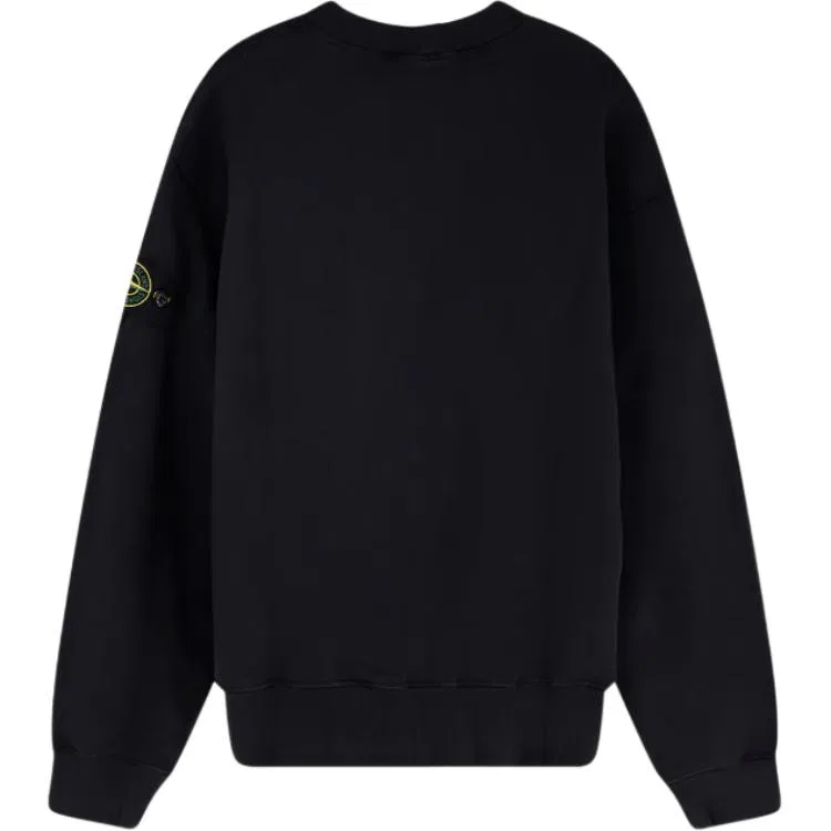Свитшот с круглым вырезом Compass-badge STONE ISLAND, Black — фото 3