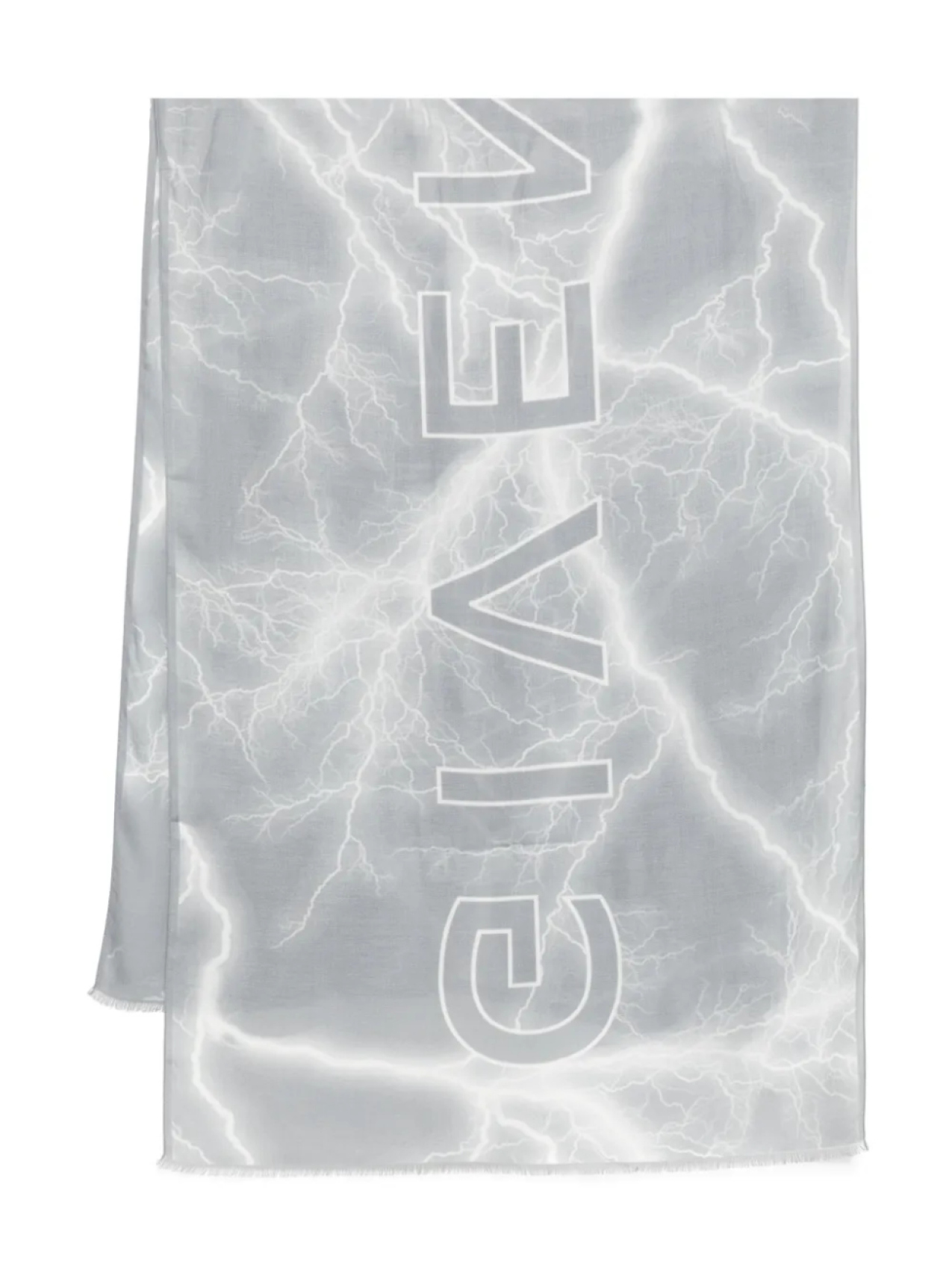 

Шарф с логотипом Givenchy, серый