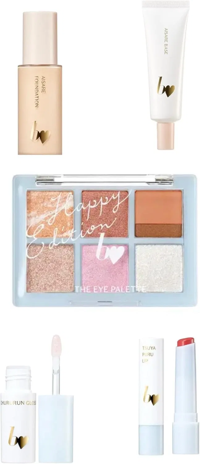 Набор для макияжа Be Idol Happy Edition Bride Full Makeup Set, 5 предметов, светлый бежевый