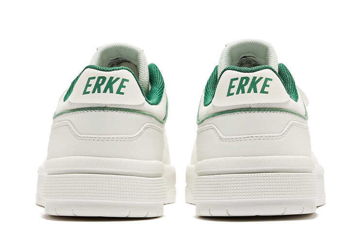 Кроссовки ERKE Skateboarding Shoes Men Low-top Microcrystalline White Ultramarine Green, зеленый — фото 4