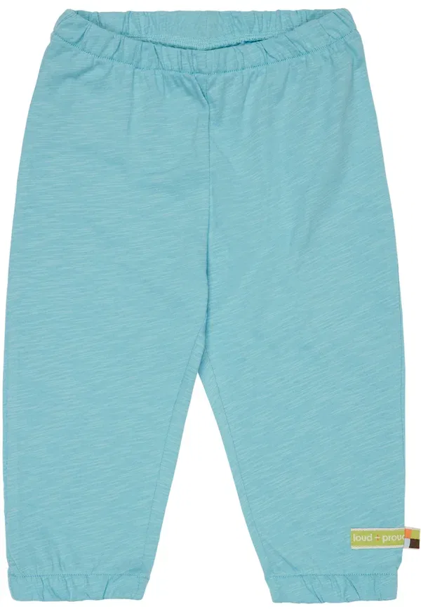 Спортивные штаны Slub mit druck aster tracksuit bottoms Loud + Proud, светло-голубой