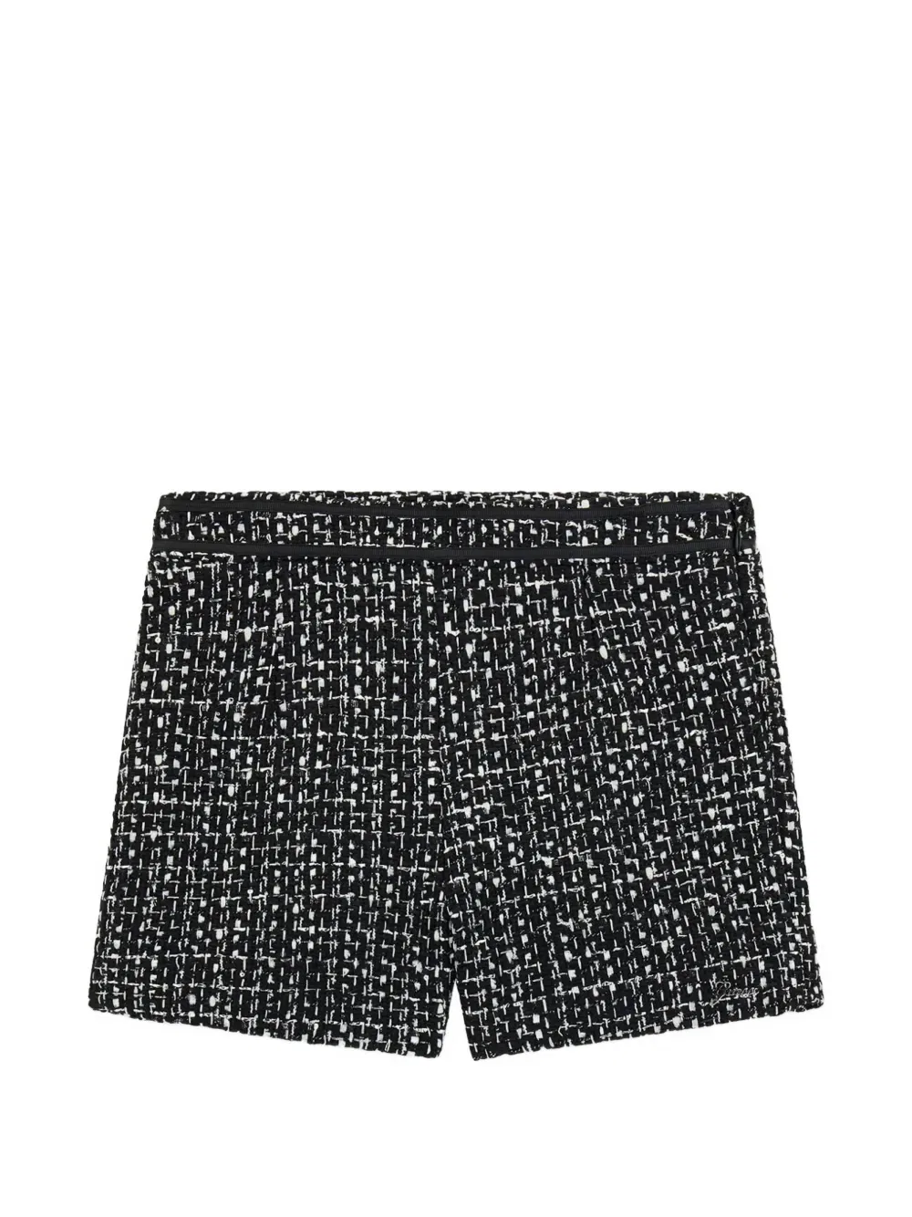 Твидовые шорты Guess Kids, черный — фото 2