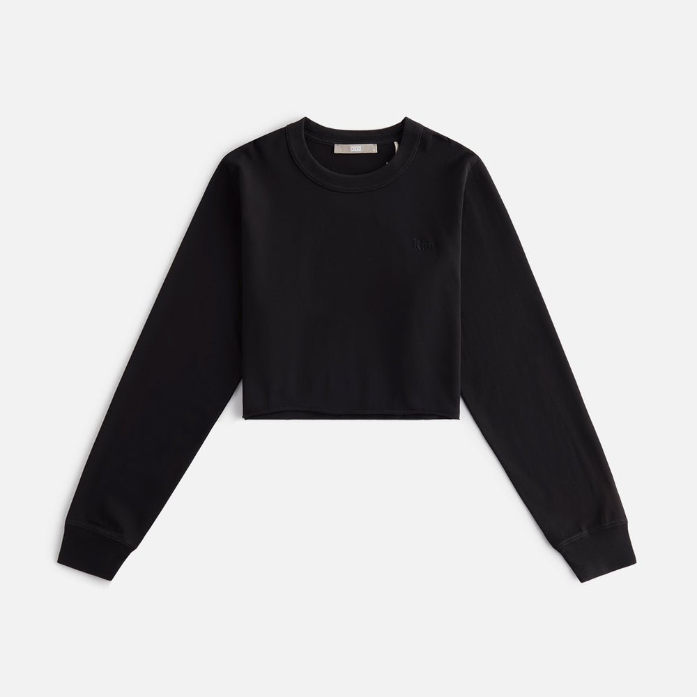

Футболка Kith Women Lucy Cropped Long Sleeve II Tee, цвет Mass