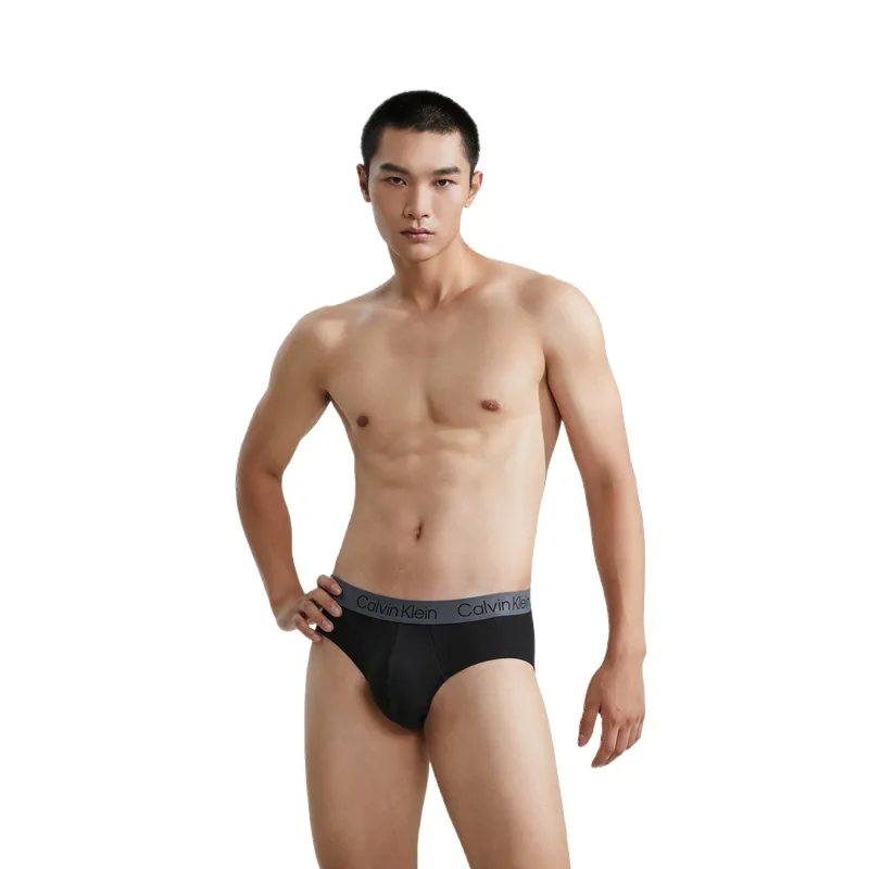 Мужские трусы 3 шт Calvin Klein, IJT-Space Black/Space Black/Charcoal Gray — фото 3