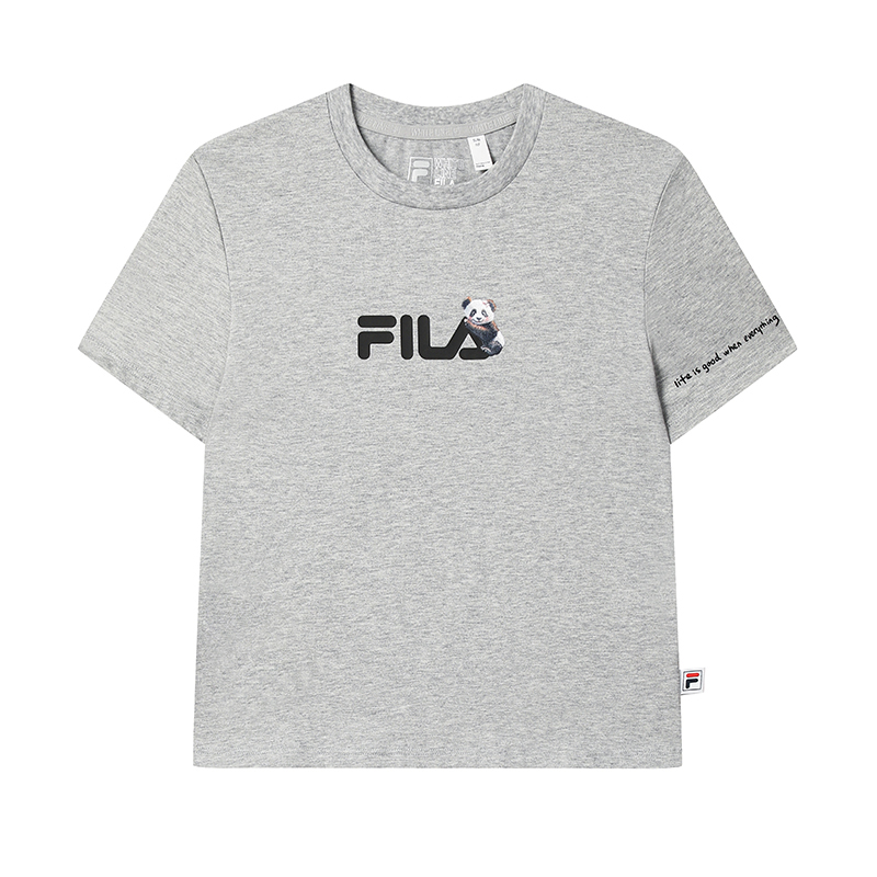 

Футболка Heritage женская Cartier Heather Gray FILA, серый