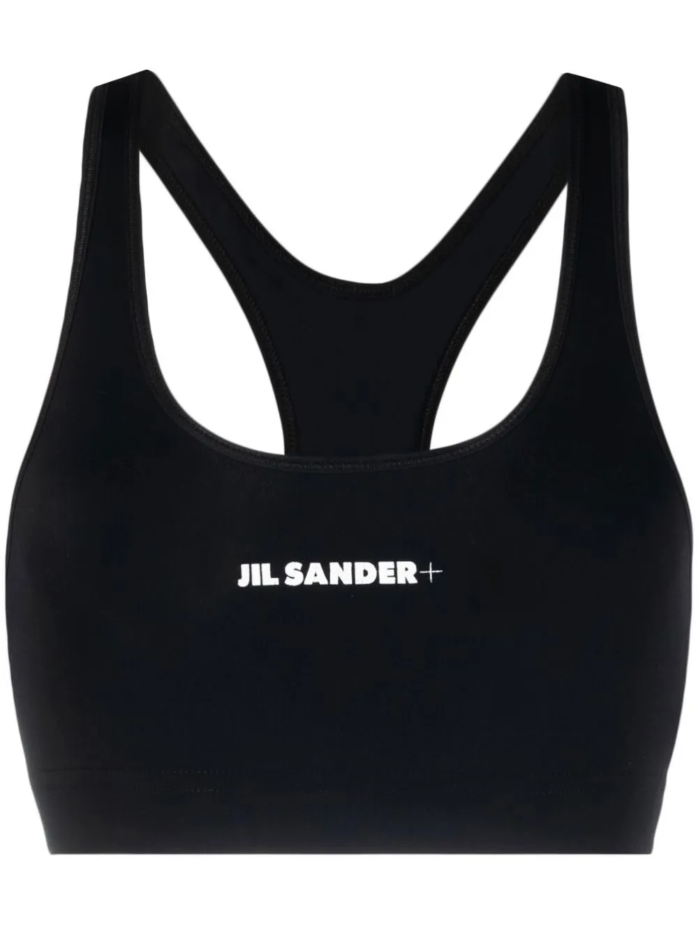 

Спортивный бюстгальтер с логотипом JIL SANDER, черный