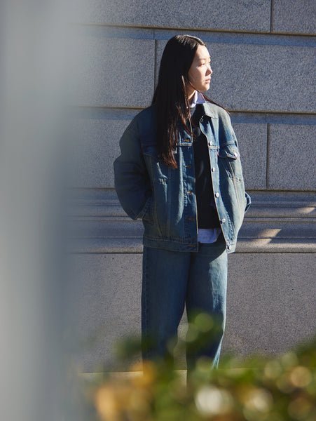 Женская куртка-тракер размера XL Levi's, Medium Indigo - Worn In — фото 3