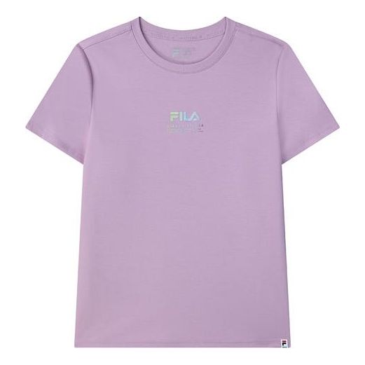 

Футболка logo printing casual sports short sleeve purple Fila, фиолетовый
