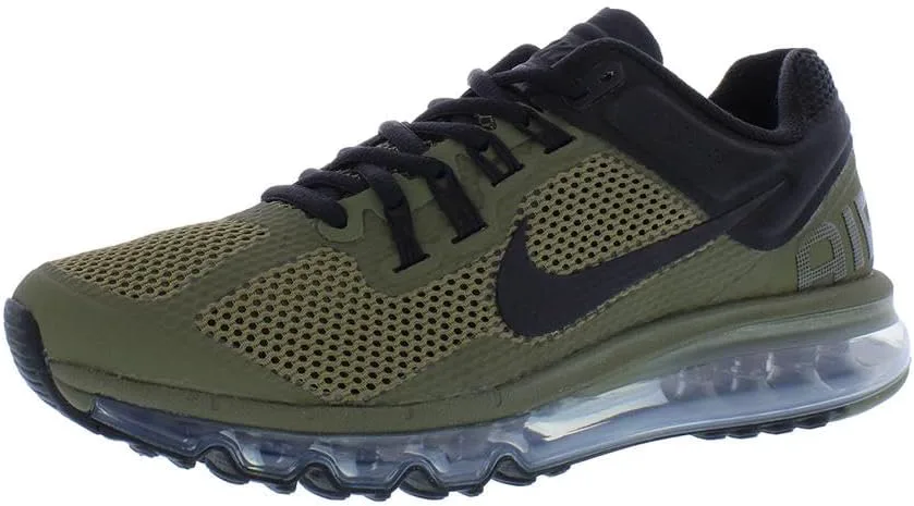 

Мужские кроссовки Nike Air Max 2013, оливково-черный