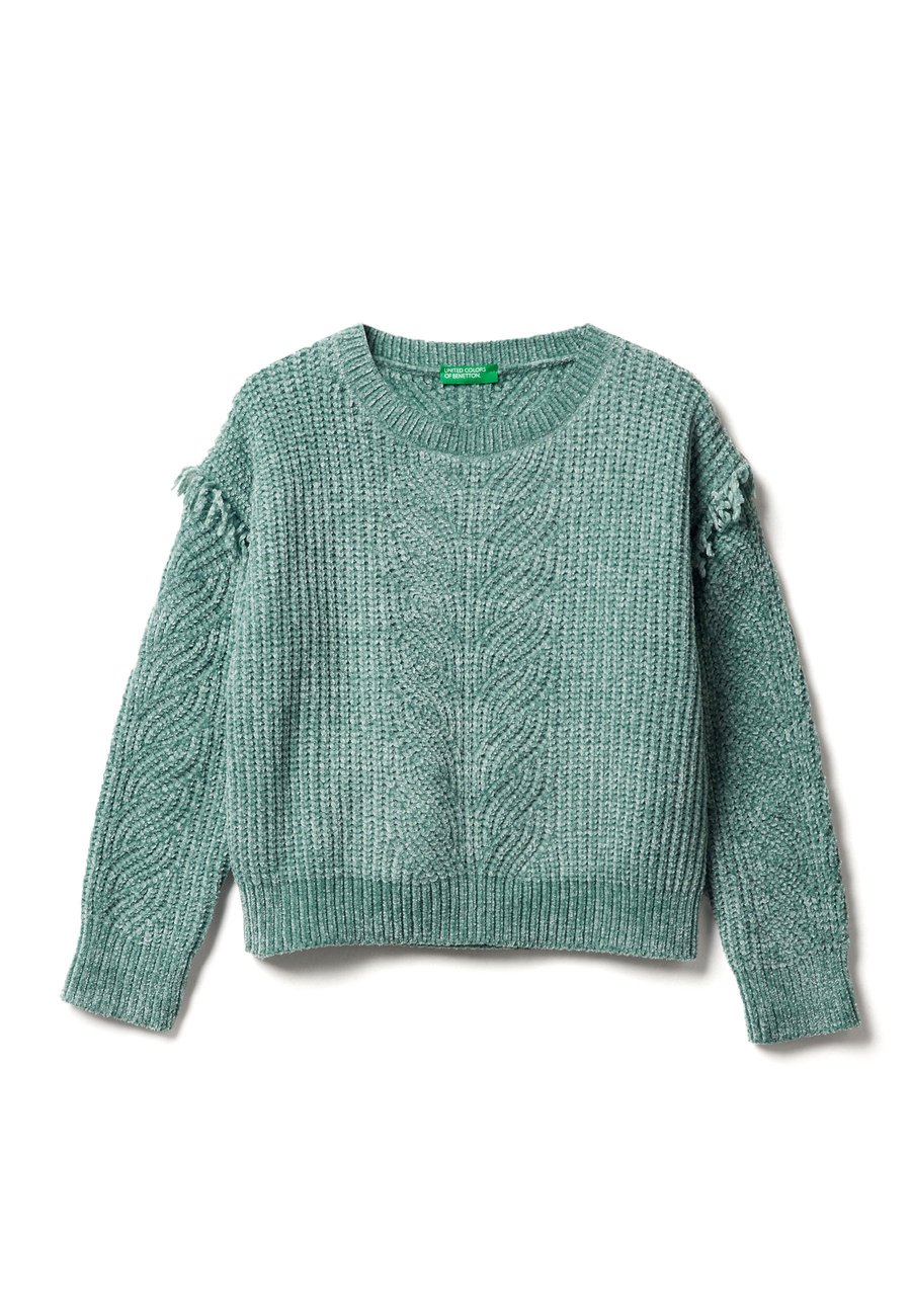 

Джемпер United Colors of Benetton WITH FRINGE ,, Green