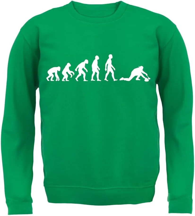 

Свитшот Unisex Dressdown Evolution of Man Curling