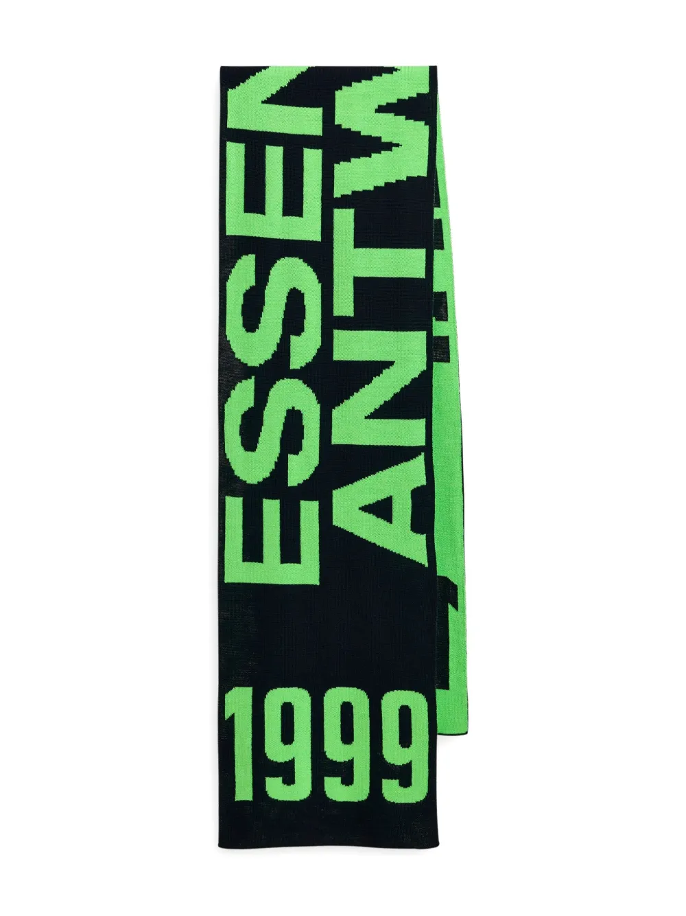 

Шарф с логотипом вязки интарсия Essentiel Antwerp, синий