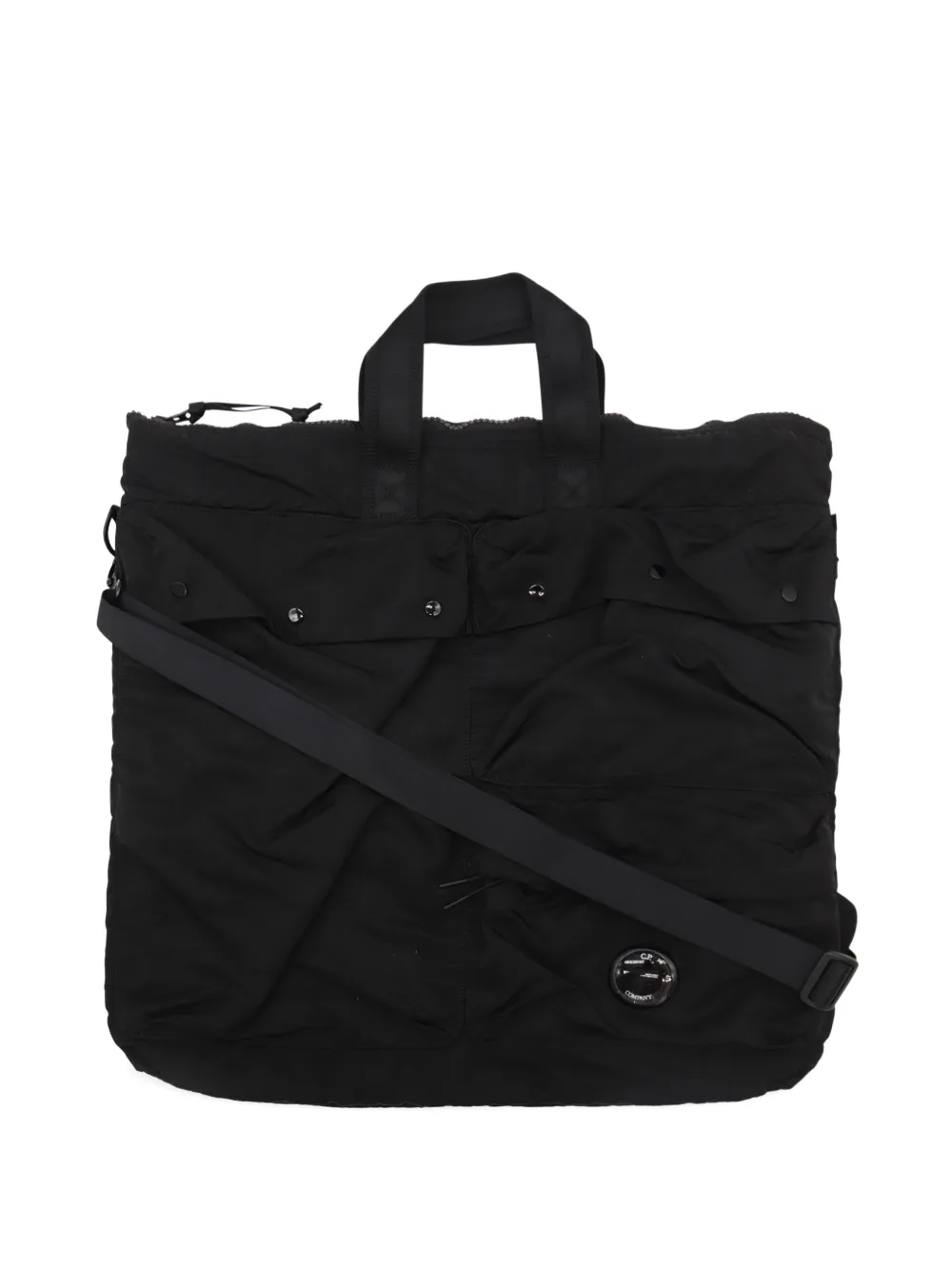 

Сумка-тоут с линзой C.P. Company, черный